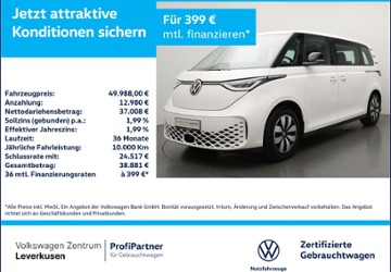 VW ID. Buzz 16.772 km 49.980 &euro; Leverkusen 51379