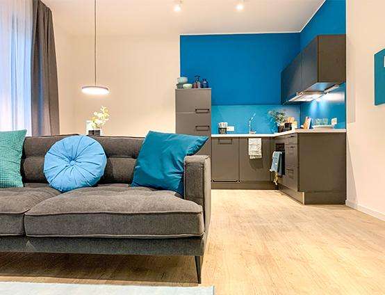 Etagenwohnung Düsseldorf Flingern Nord - 2 Zimmer, 56 m&sup2;, 1.200&euro; | Angebot:27097045